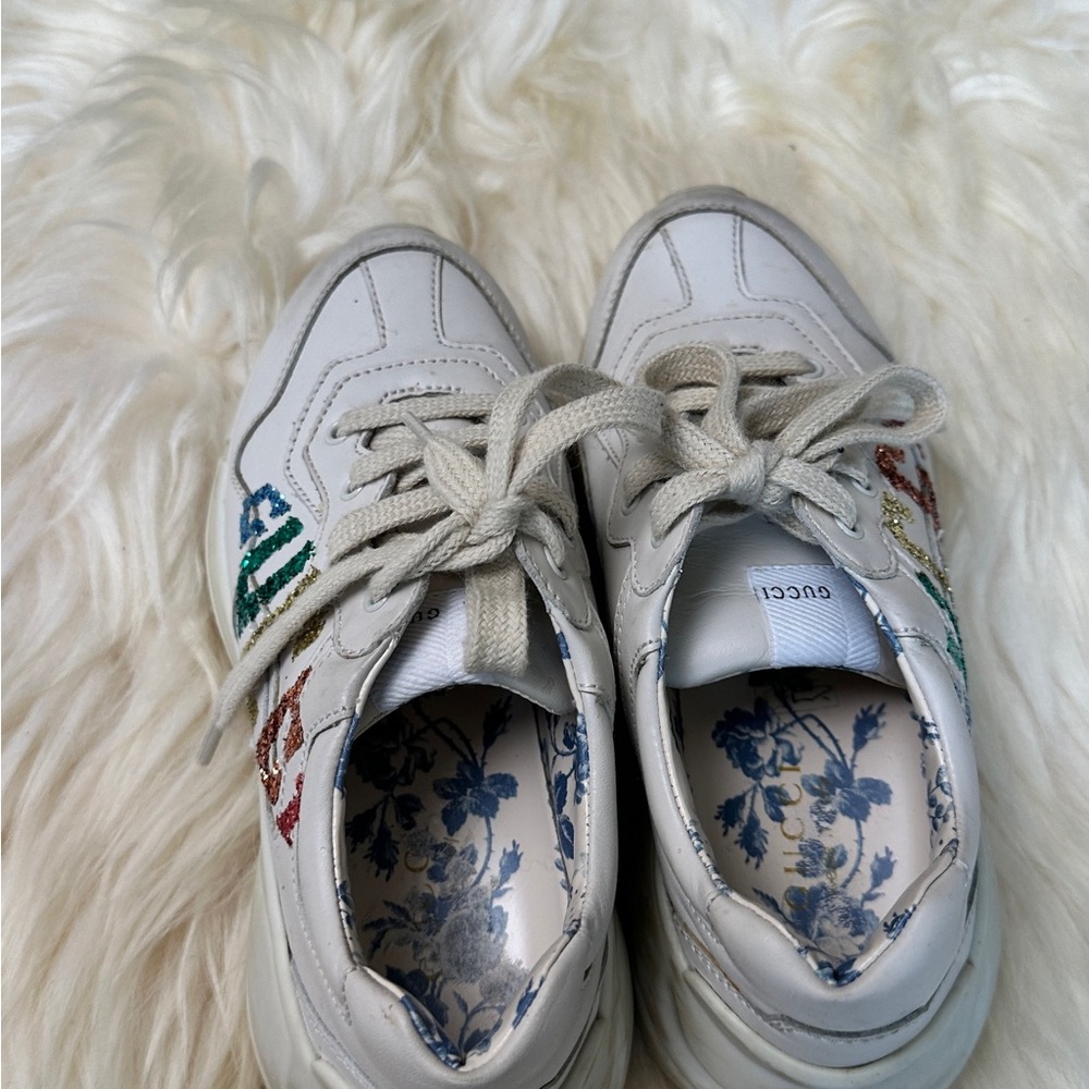 Gucci
Rhyton glitter Gucci leather sneaker size 30 - Picture 4 of 11